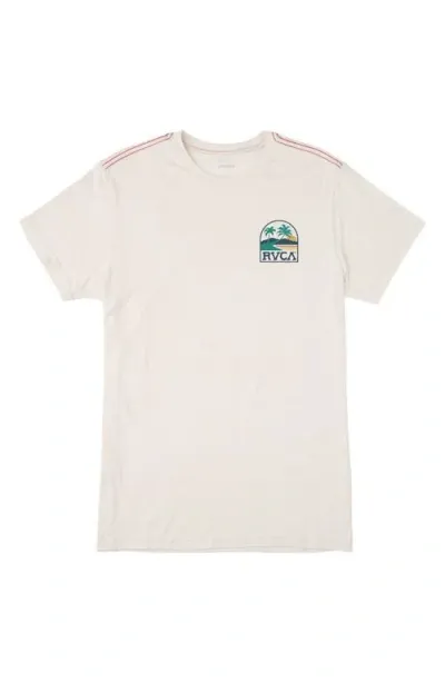 Rvca Kids' Sunny Days Graphic T-shirt In Antique White