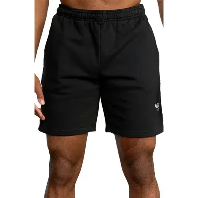 Rvca Va Essential Sweatshorts In Black