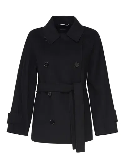 's Max Mara Louis Jacket In Virgin Wool In Black