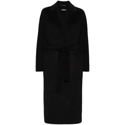 's Max Mara Amore Coat In Black