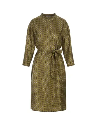 's Max Mara Ochre Timetwill Short Dress In Green