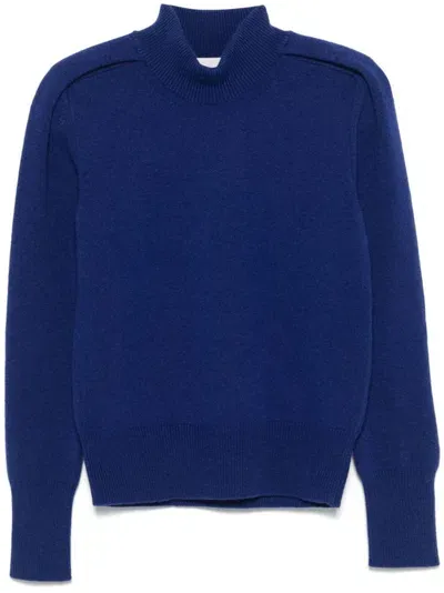 Sa Su Phi High-neck Sweater In Blue