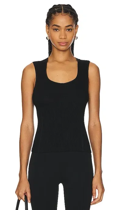 Sablyn Sabrina Scoop Neck Tank In Black