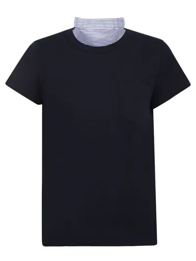 Sacai Cotton T-shirt In Multi