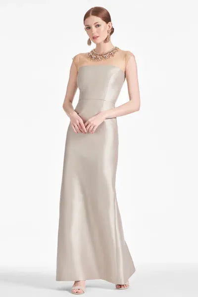 Sachin & Babi Irina Gown In Gray