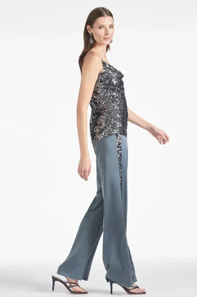 Sachin & Babi Tuxedo Sequin Alli Pant In Gray