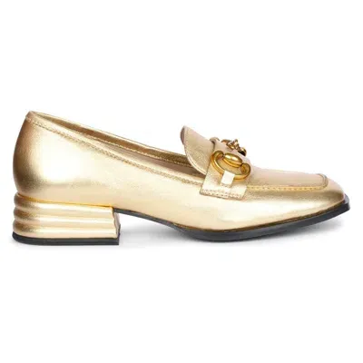 Saint G Jacqueline Loafer In Gold