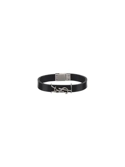 Saint Laurent Bracelet In Black