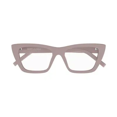 Saint Laurent Cat-eye Glasses In Pink