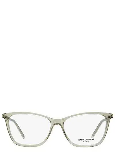 Saint Laurent Eyewear Eyeglasses In Gray