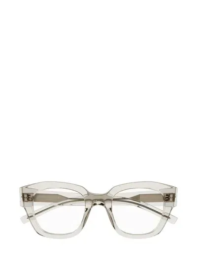 Saint Laurent Eyewear Eyeglasses In Gray