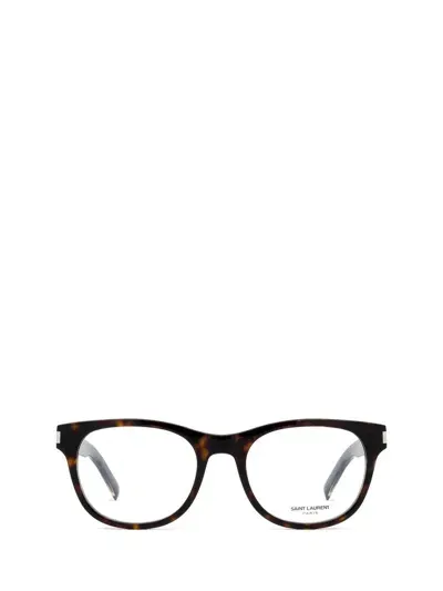 Saint Laurent Eyewear Eyeglasses In Havana