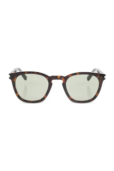 Saint Laurent Eyewear Round Frame Sunglasses In Multi