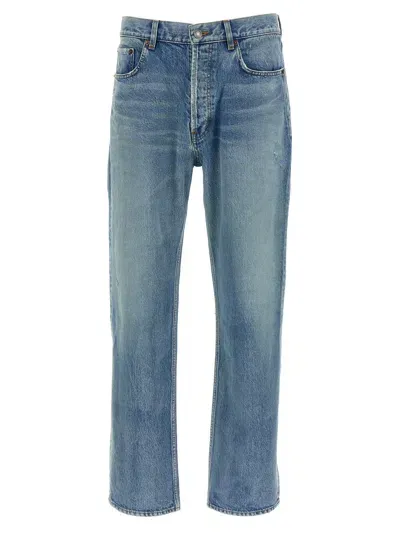 Saint Laurent Loose Jeans In Blue