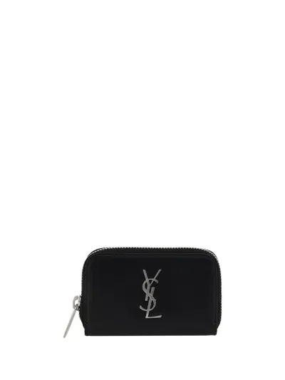 Saint Laurent Wallets In Black