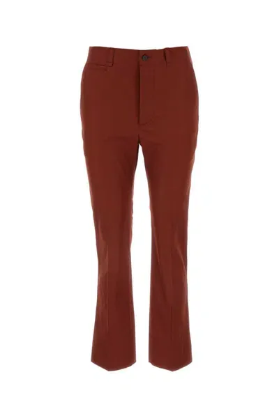 Saint Laurent Pants In Red