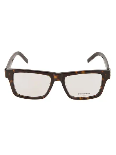 Saint Laurent Sl M10_b Frame In 002 Havana Havana Transpa