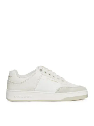 Saint Laurent Sneakers Shoes In White