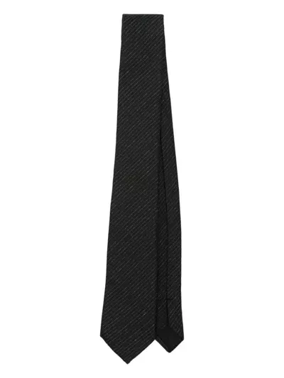 Saint Laurent Ties Lignes Accessories In Black