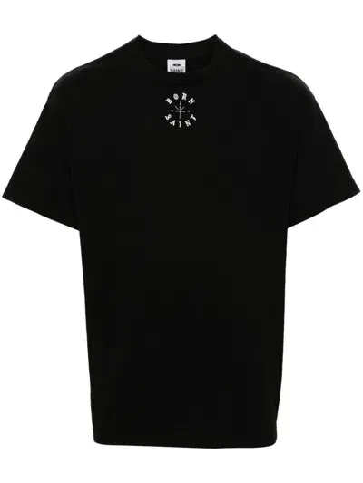 Saint Mxxxxxx Logo Cotton T Shirt In Black