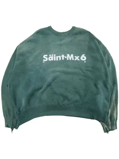 Saint Mxxxxxx Youth Sweatshirt In Green