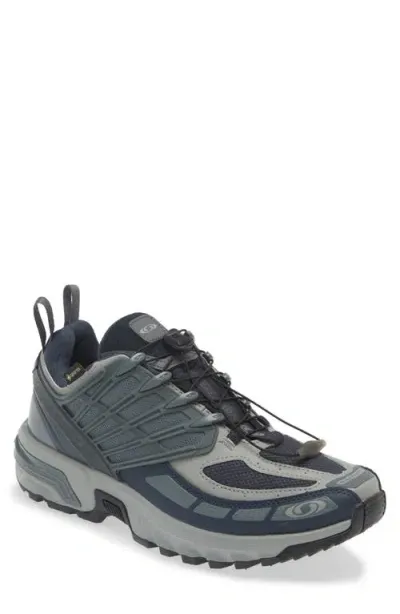 Salomon Acs Pro Gore-tex® Waterproof Sneaker In Blue Nights/sharkskin