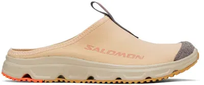 Salomon Beige & Gray Rx Slide 3.0 Loafers In Hazelnut/cement/plum