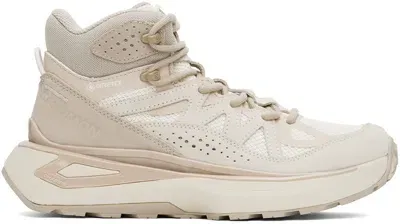 Salomon Beige Odyssey Elmt Mid Gore-tex Sneakers In Multi