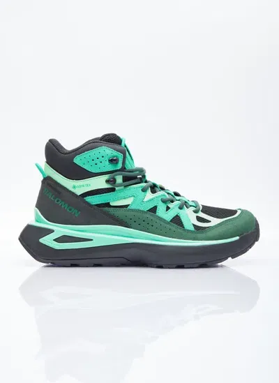 Salomon Odyssey Elmt Mid Gore-tex In Green