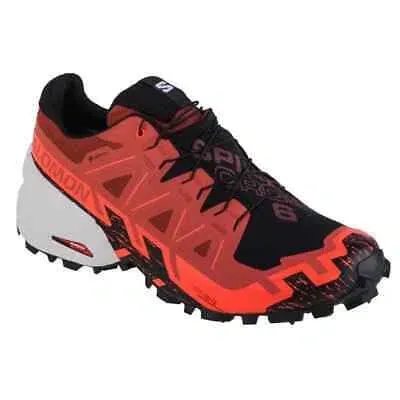 Pre-owned Salomon Spikecross 6 Gtx M Herren Rot Sneakers Sportschuhe Outdoor (472707)