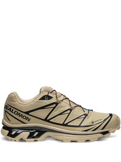 Salomon Xt-6 Gtx Sneakers In Beige