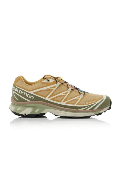 Salomon Xt-6 Gore-tex Sneakers In Yellow