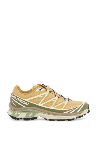 Salomon Xt-6 Gtx Sneakers In Yellow