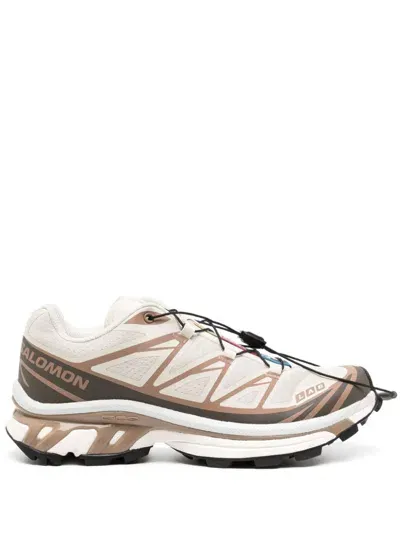 Salomon Xt-6 Low-top Sneakers In Brown