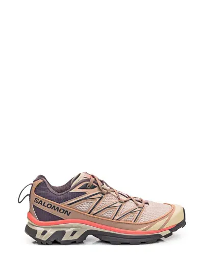 Salomon Xt-6 Sneaker In Beige