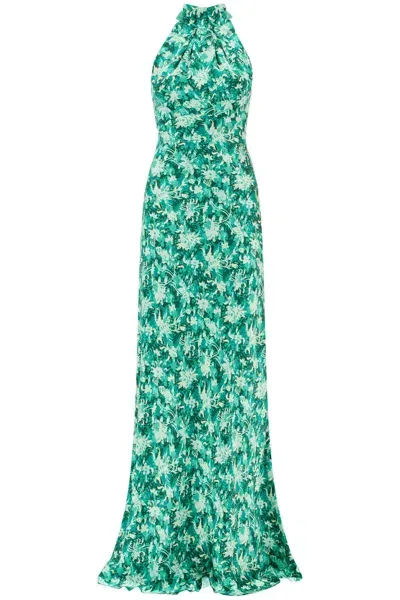 Saloni Maxi Abito Michelle In Green