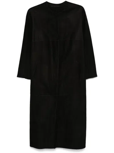 Salvatore Santoro Cay Coat In Black