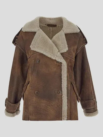 Salvatore Santoro Jackets In Brown