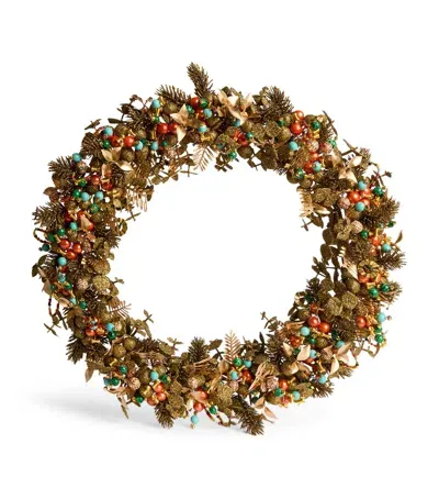 Salzburg Creations Bronze Effect Wreath In Multi