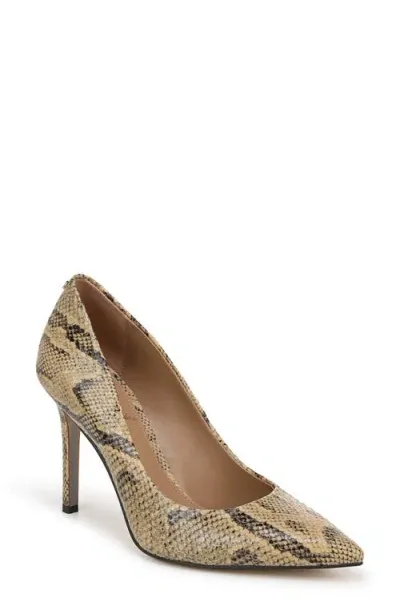 Sam Edelman Hazel Pointed Toe Pump In Golden Tan