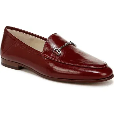 Sam Edelman Loraine Bit Loafer In Cabernet Red Patent