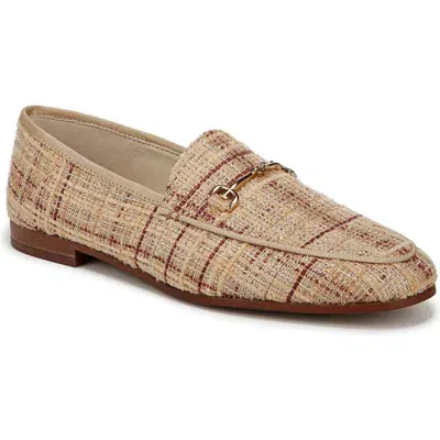 Sam Edelman Loraine Bit Loafer In Pale Gold Tweed