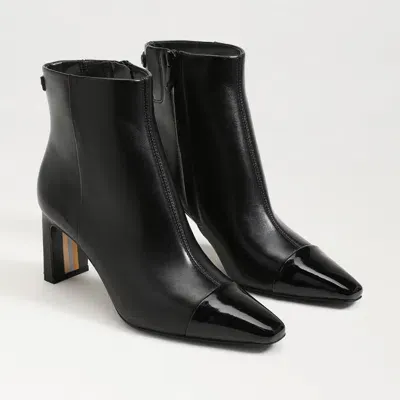 Sam Edelman Saige Ankle Bootie Black Patent