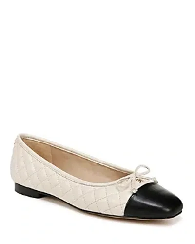 Sam Edelman Marilyn Ballet Flats Modern Ivory/black In Modern Ivory,black