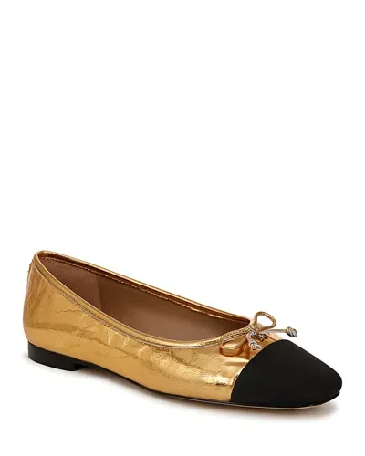 Sam Edelman Women's Marley Cap-toe Ballet Flats In Brown