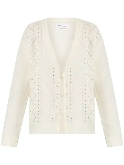 Samsã¸e Samsã¸e Samsøe Samsøe Salee Cardigan Clothing In Clr000289 Clear Cream