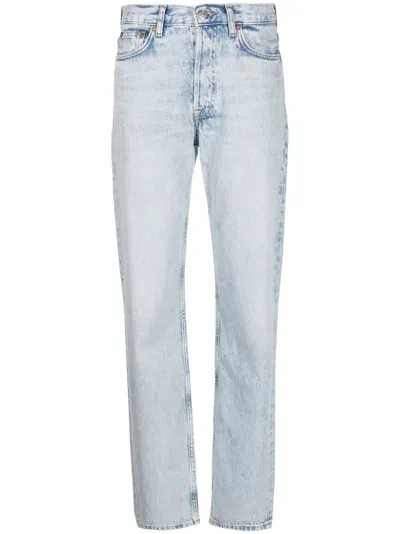 Samsoe & Samsoe Marianne Straight-leg Jeans In Blue