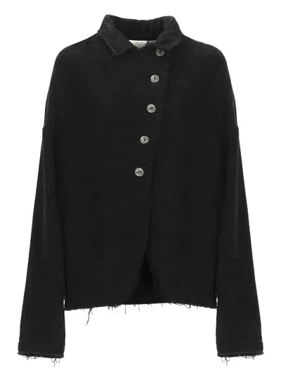 Sanctamuerte Cotton Blend Blazer In Black