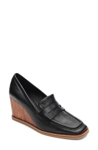 Sanctuary Cadence Wedge Loafer In Black