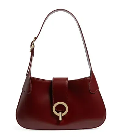 Sandro Leather Janet Bag In Red